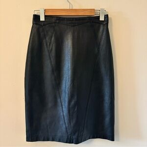 BB Dakota Leatherware Leather Skirt
